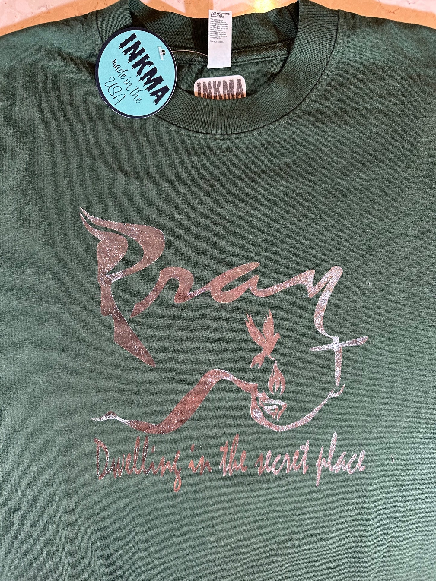 Pray Warrior, short sleeve T-Shirt, Made in USA 100% Cotton