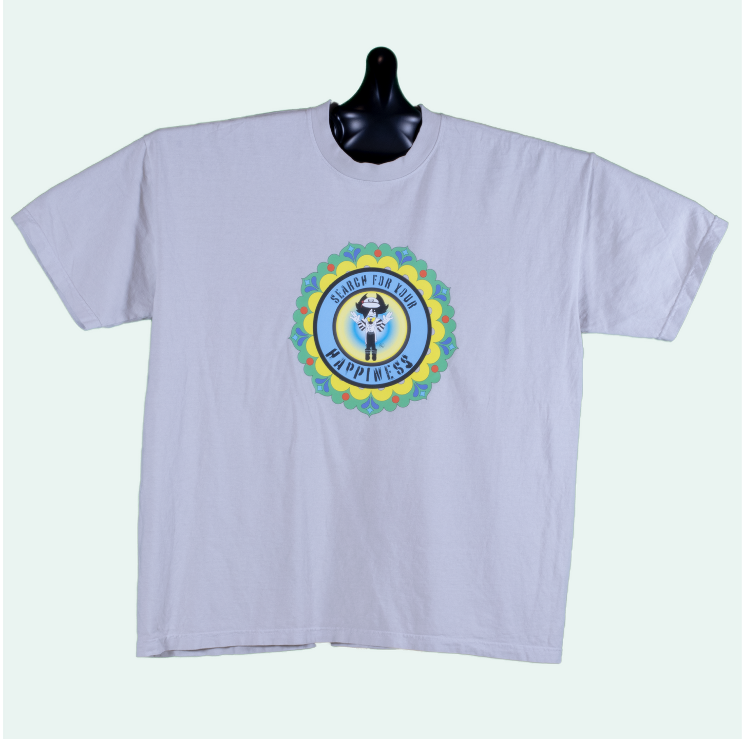 Search for happiness, CEM, Short sleeve T-Shirt, Made in USA 100% Cotton