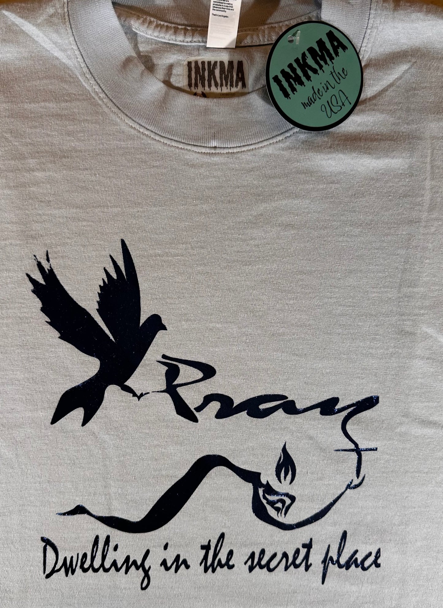Pray dove, short sleeve T-Shirt, Made in USA 100% Cotton