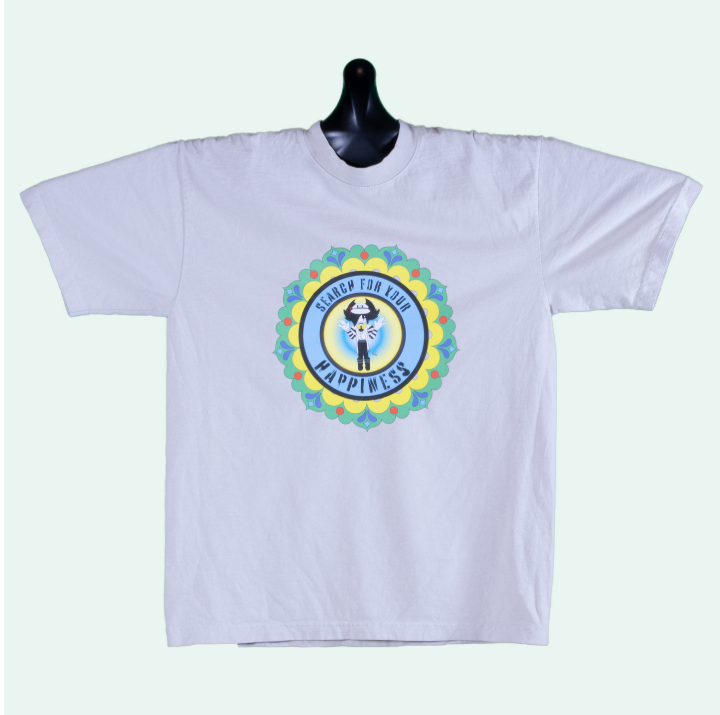 Search for happiness, CEM, Short sleeve T-Shirt, Made in USA 100% Cotton